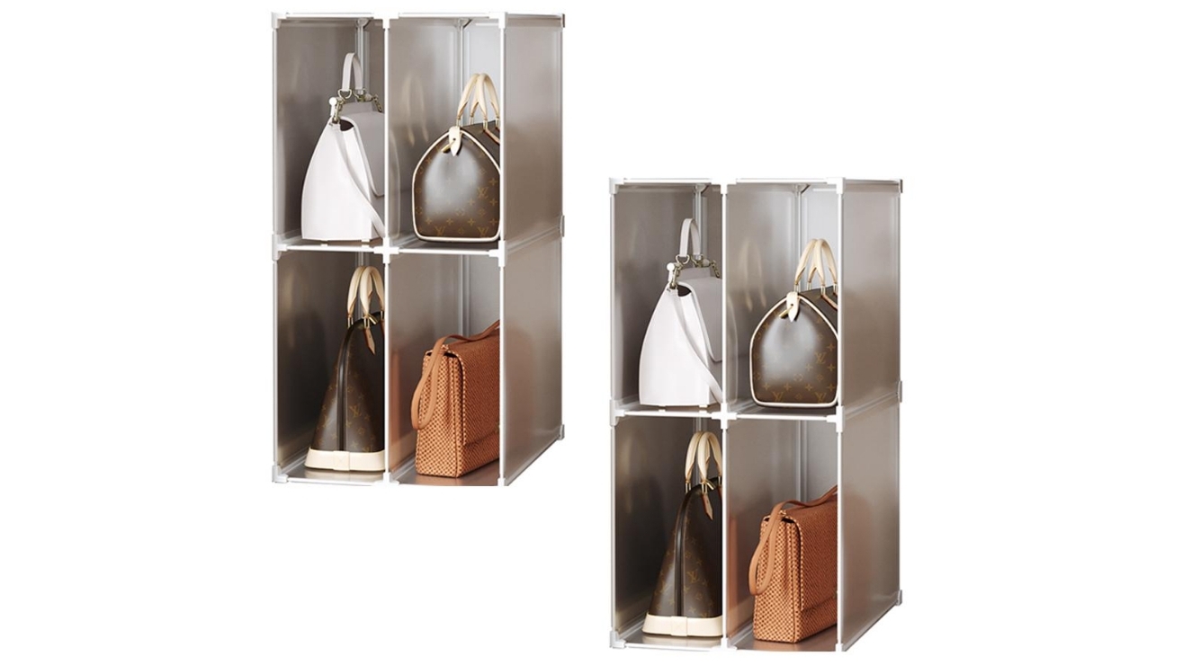 Soga 2-Piece 2 Tier Multi-functional DIY Storage Shelves