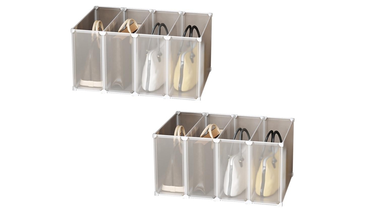 Soga 2-Piece 1 Tier Multi-functional DIY Storage Shelves