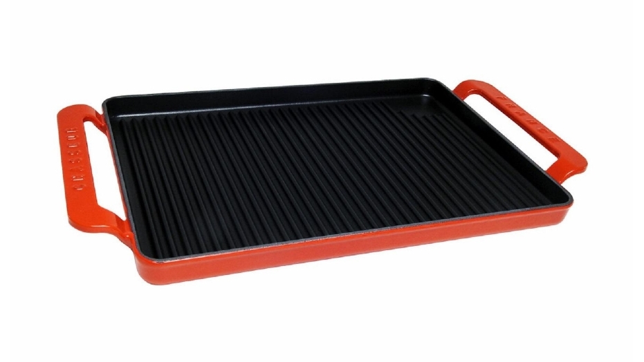 Chasseur 42 x 24cm Rectangular Grill Tray - Inferno Red
