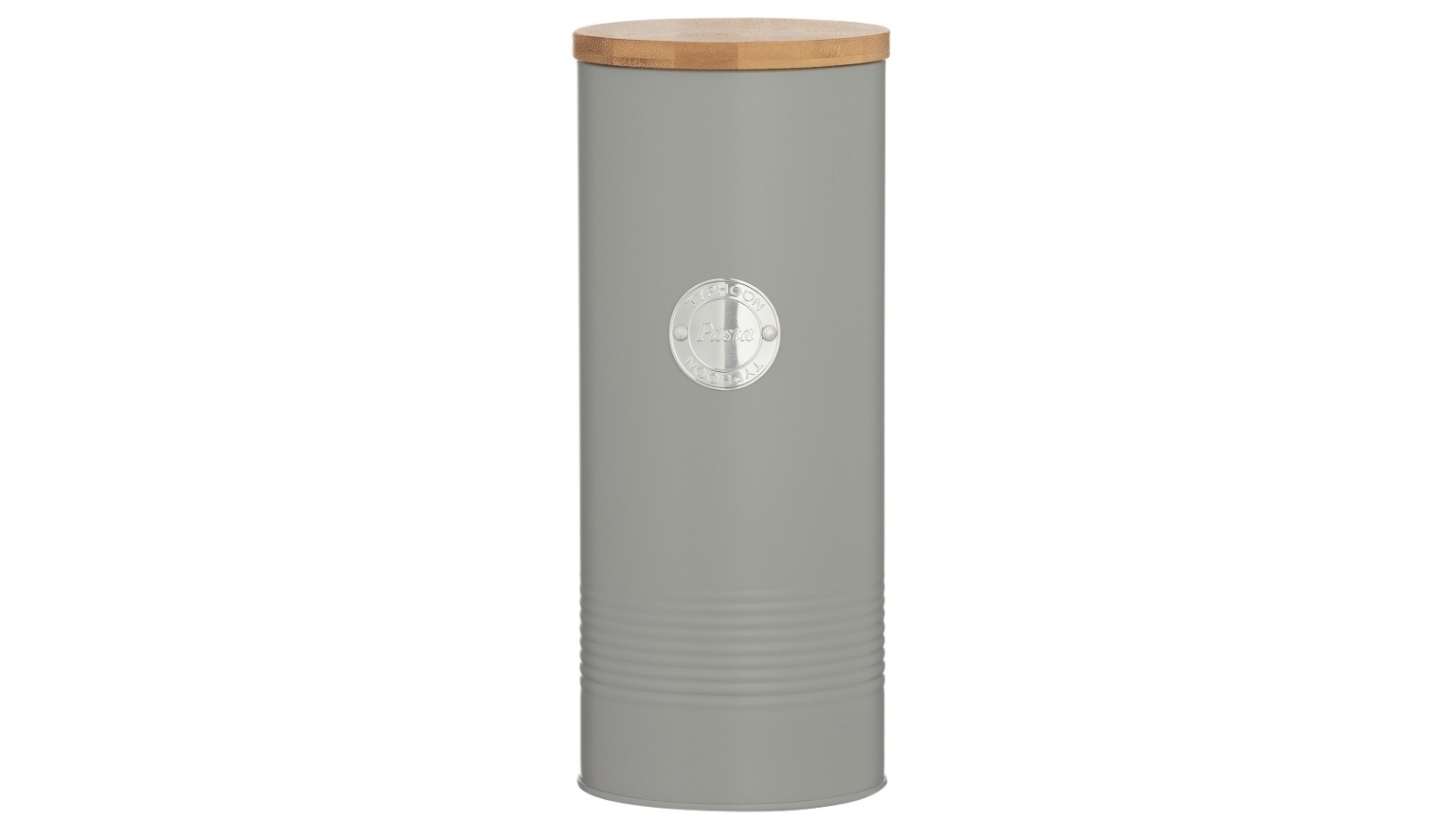 Typhoon Metal Pasta Storage Jar - Grey
