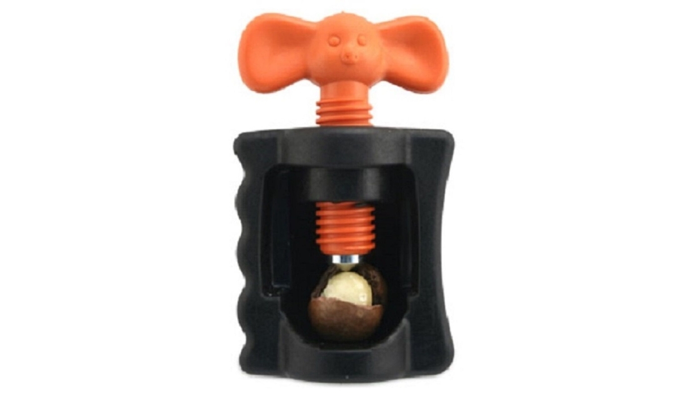 Crack-A-Mac Handheld Macadamia Nut Cracker