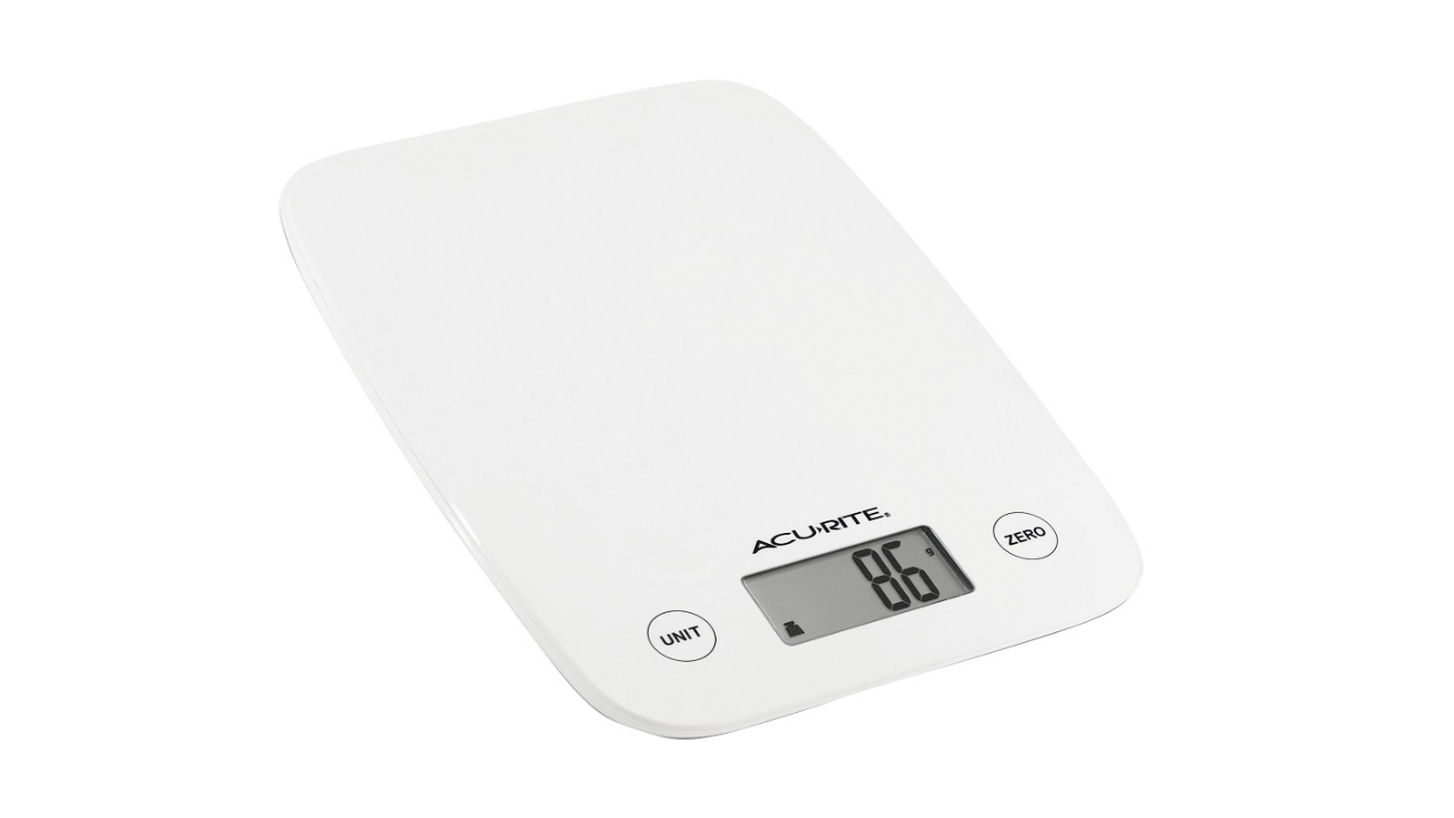 Acurite Compact Kitchen Scale 5kg White Harvey Norman