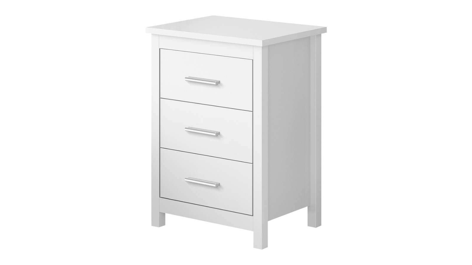 Alfordson 3-Drawer Filing Cabinet Office Storage - White