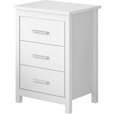 Alfordson 3-Drawer Filing Cabinet Office Storage - White