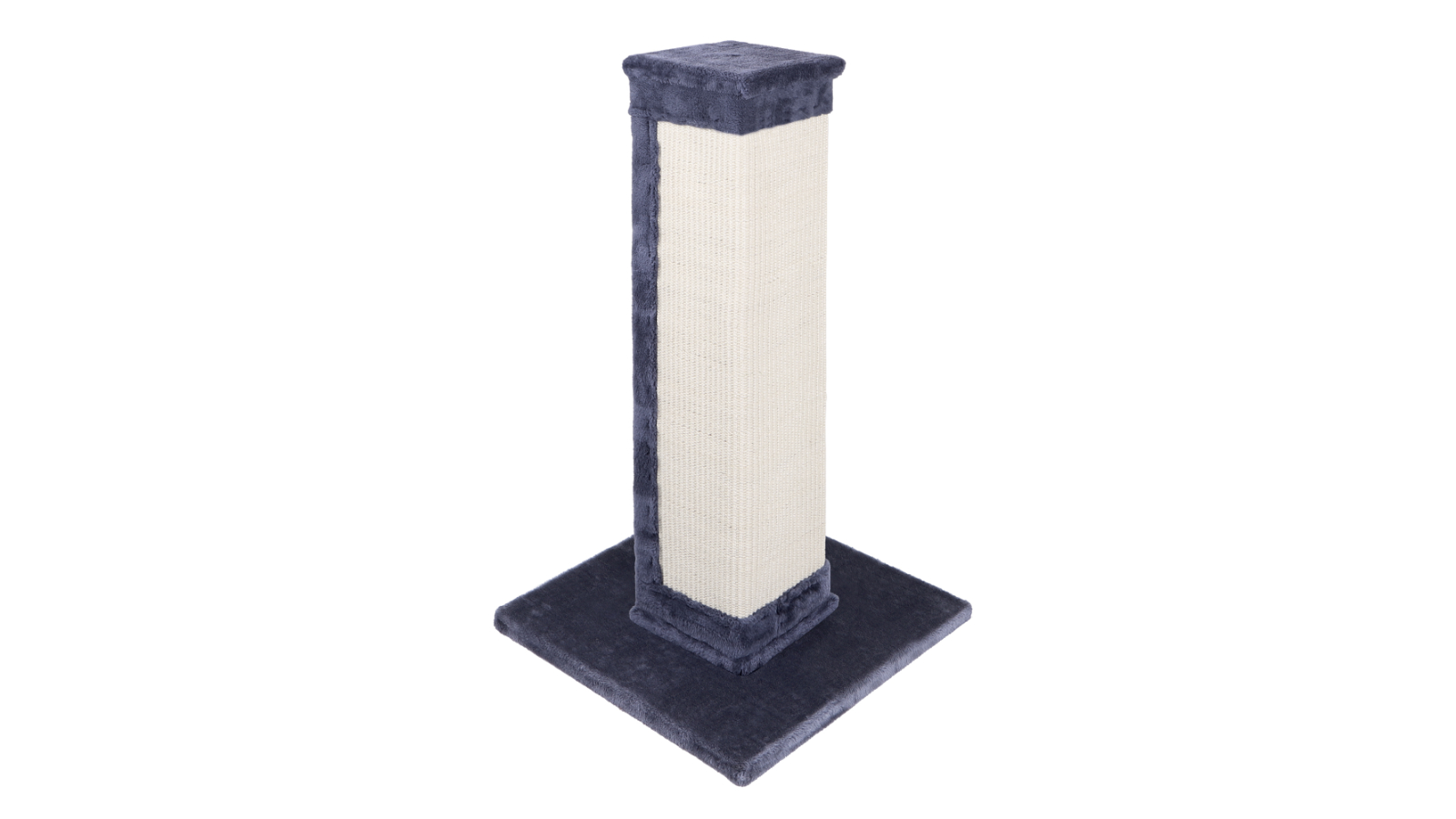 BEASTIE Cat Tree Scratching Post Single Pole - 92cm Grey