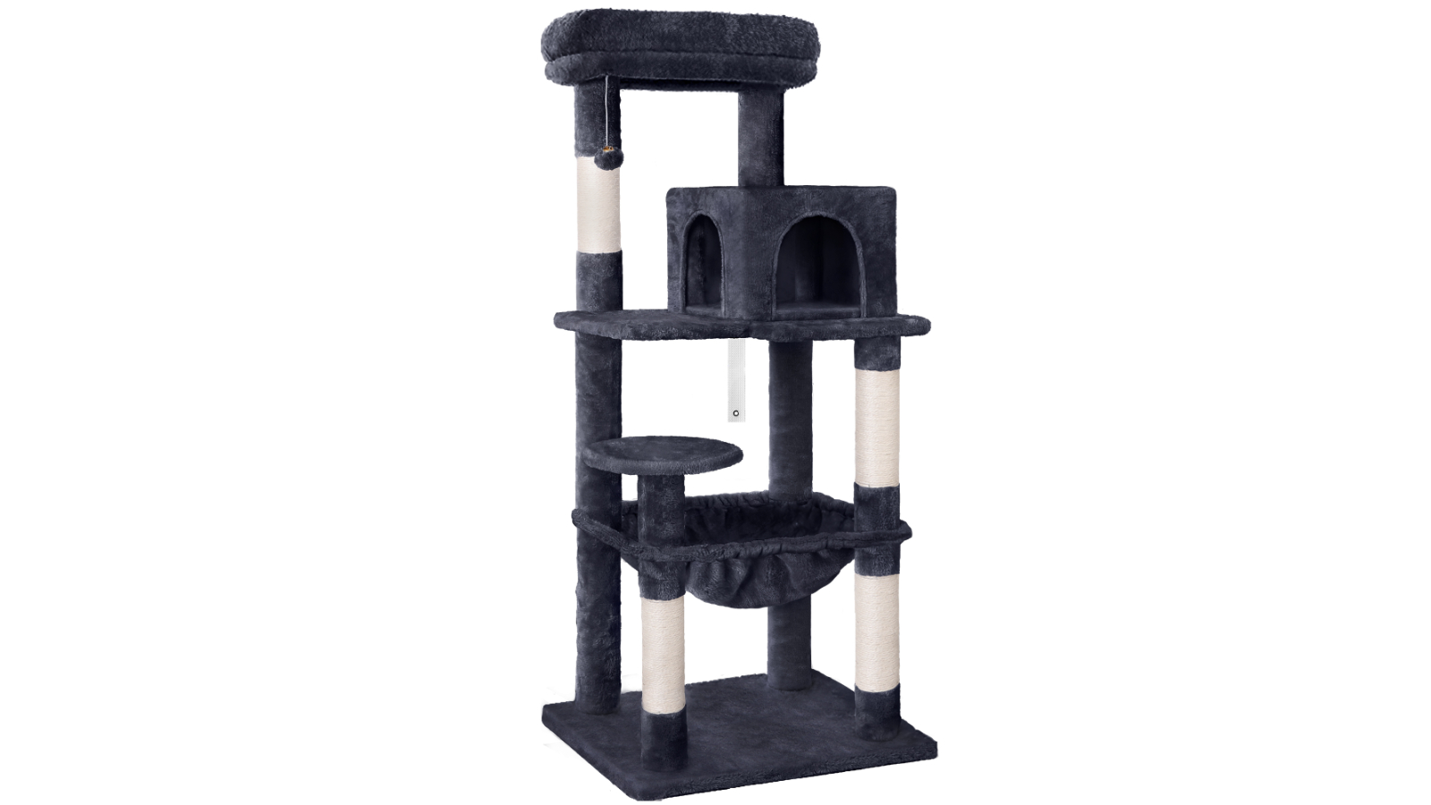 BEASTIE 143cm Cat Tree Scratching Post - Grey