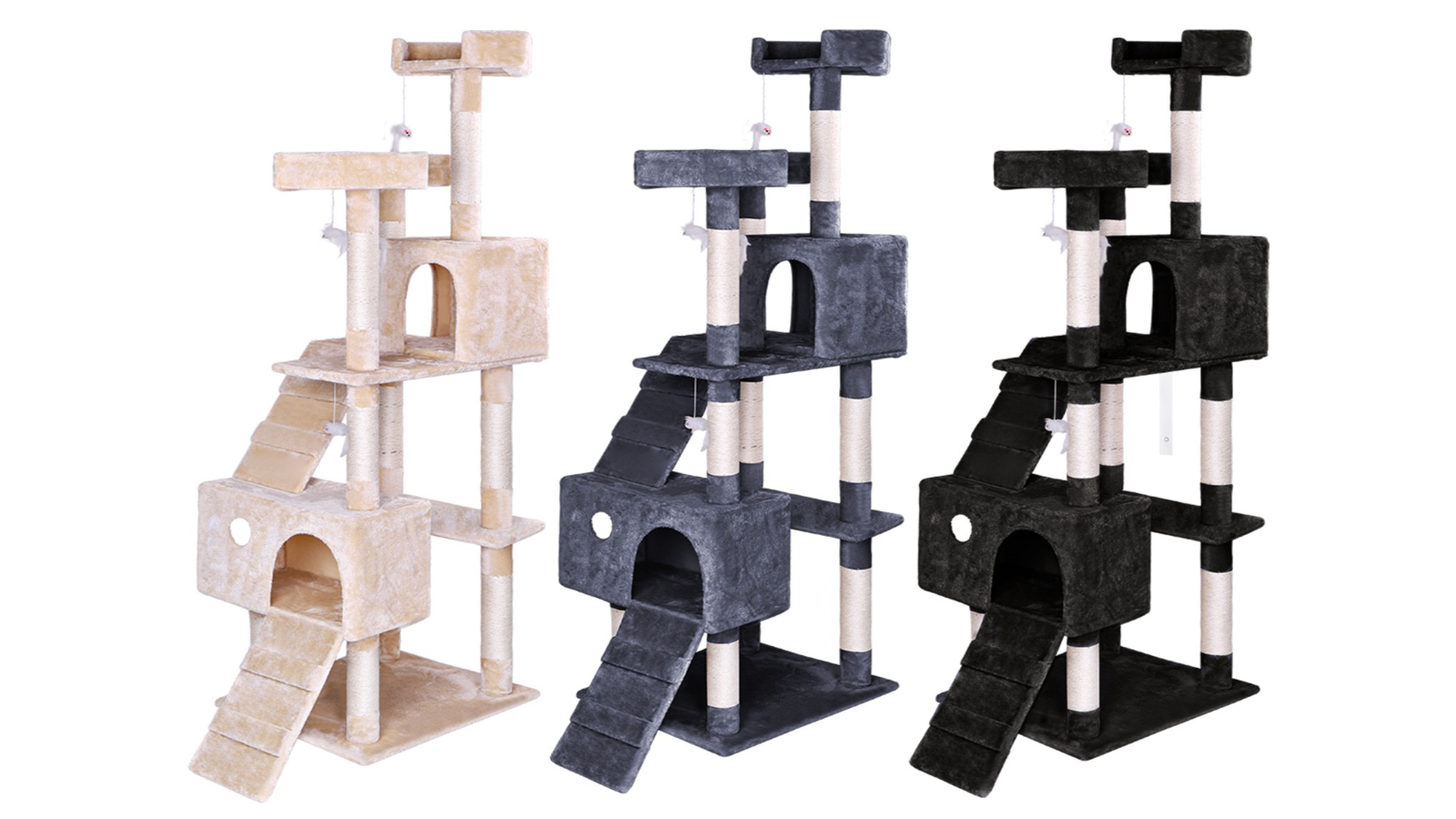 Beastie 180cm Wood Cat Tree Scratching Post