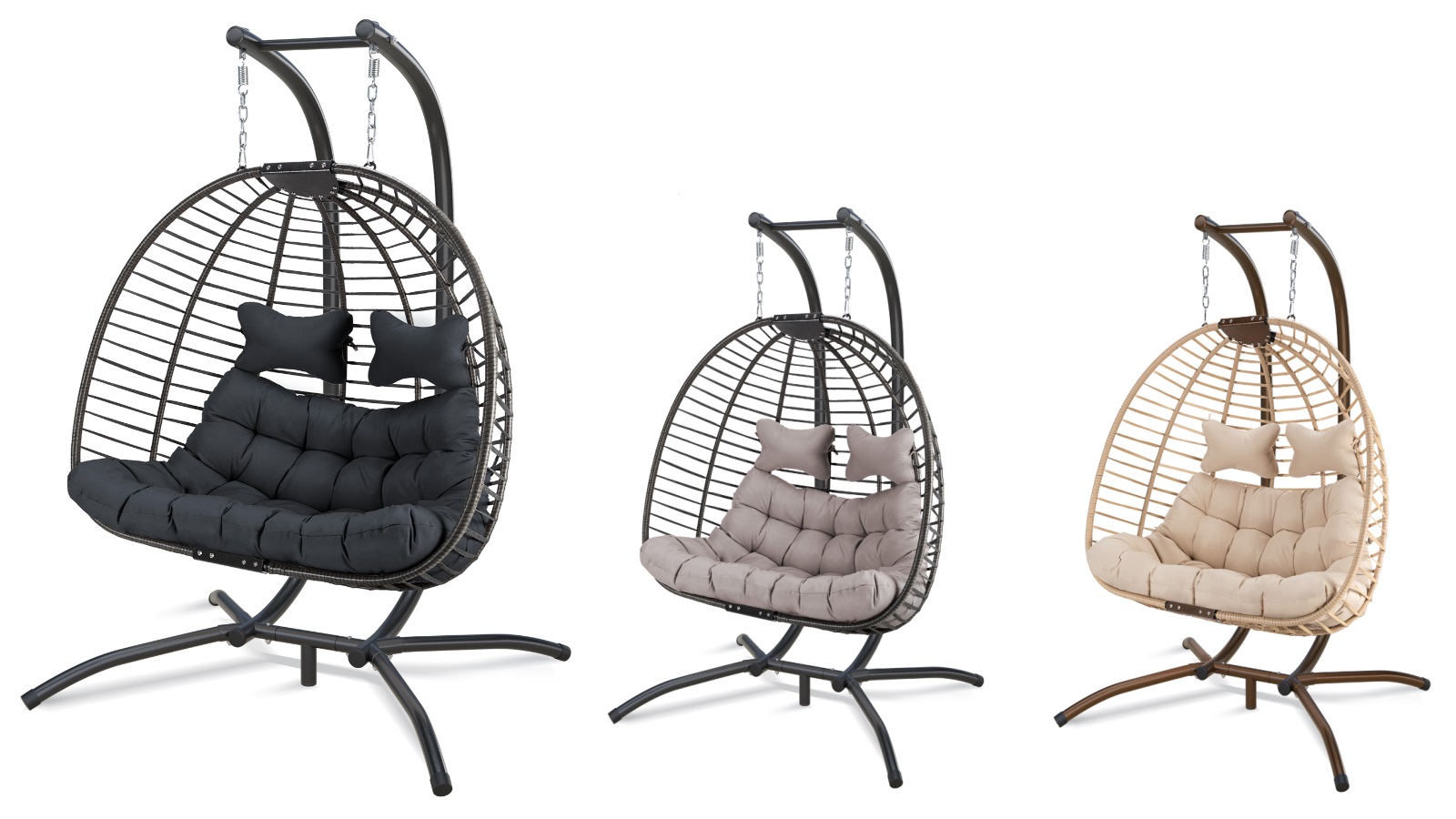 Alfordson 2 Seater Pod Hanging Chair
