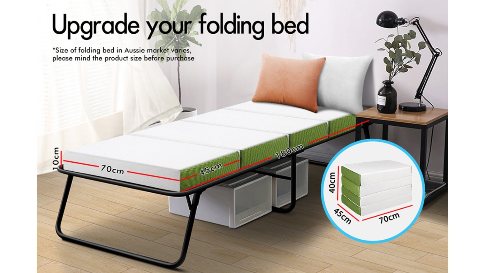 Starry eucalypt deals folding mattress