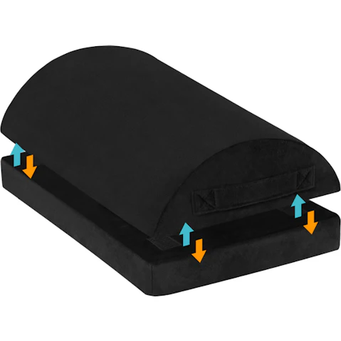 STARRY EUCALYPT Adjustable Cushion Foot Rest Stool Foam Pillow