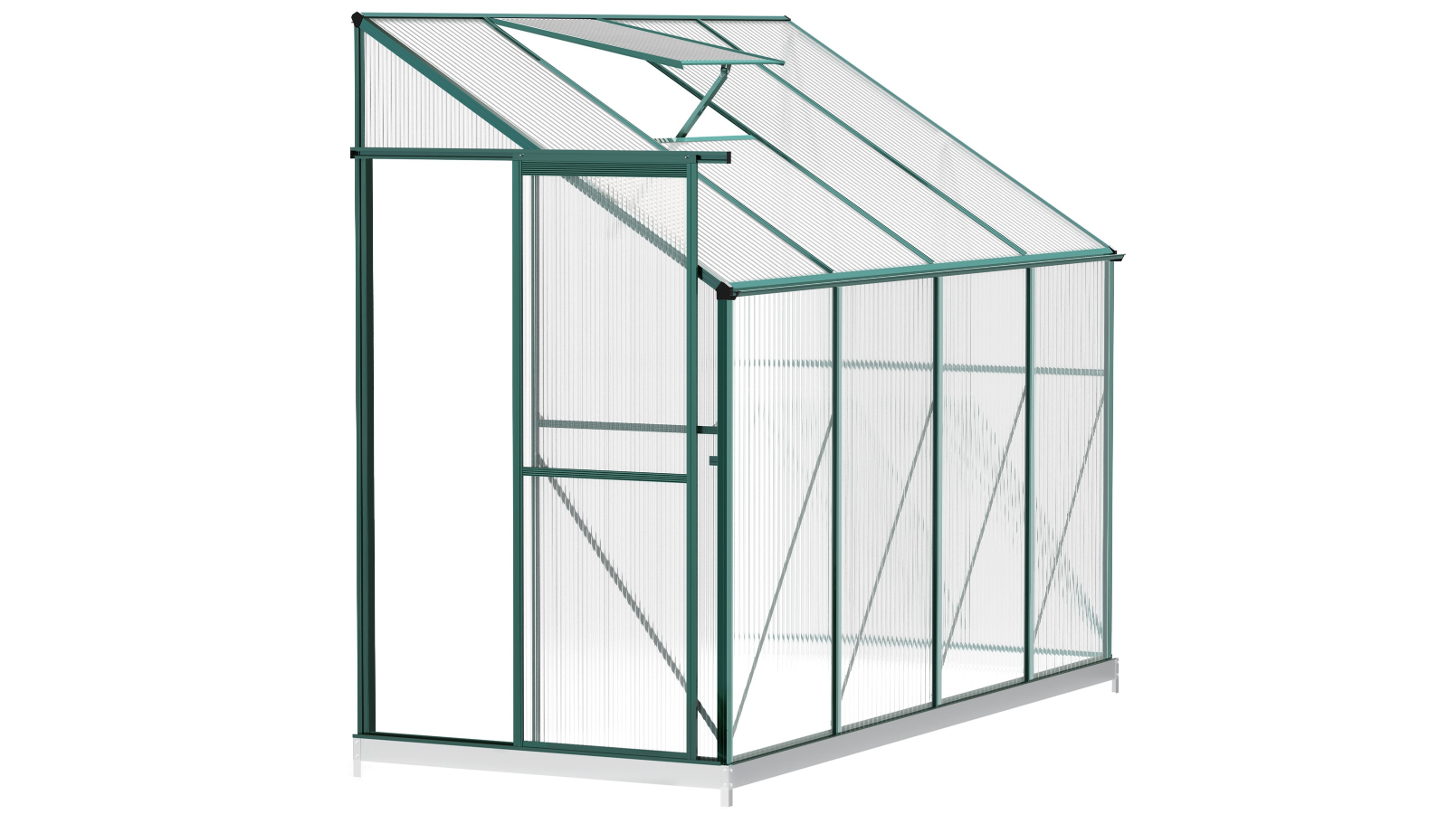 ALFORDSON Greenhouse - 2.52 x 1.27 x 2.13metre