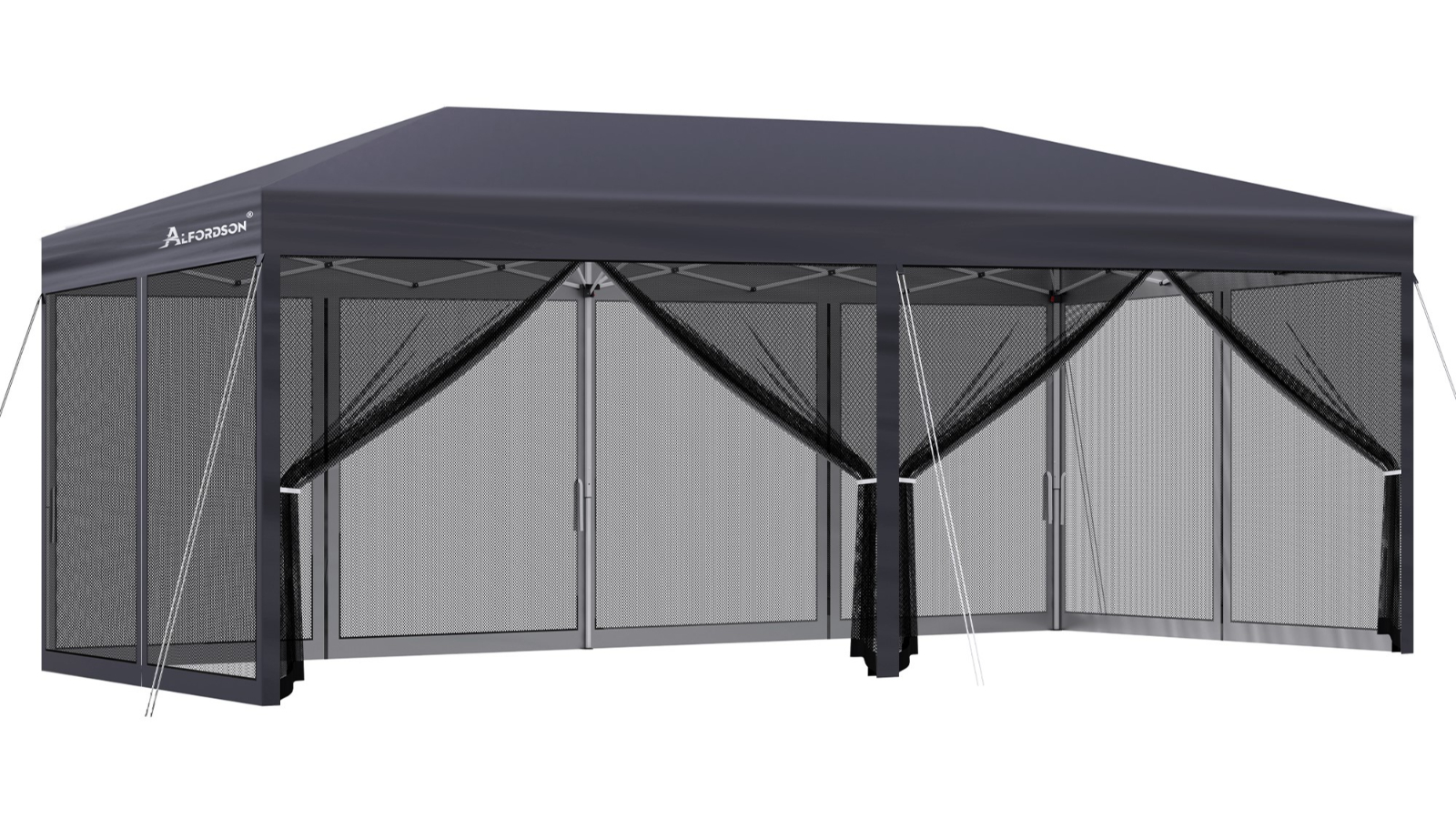 ALFORDSON 3 x 6metre Pop-Up Marquee Gazebo with Mesh Walls - Grey