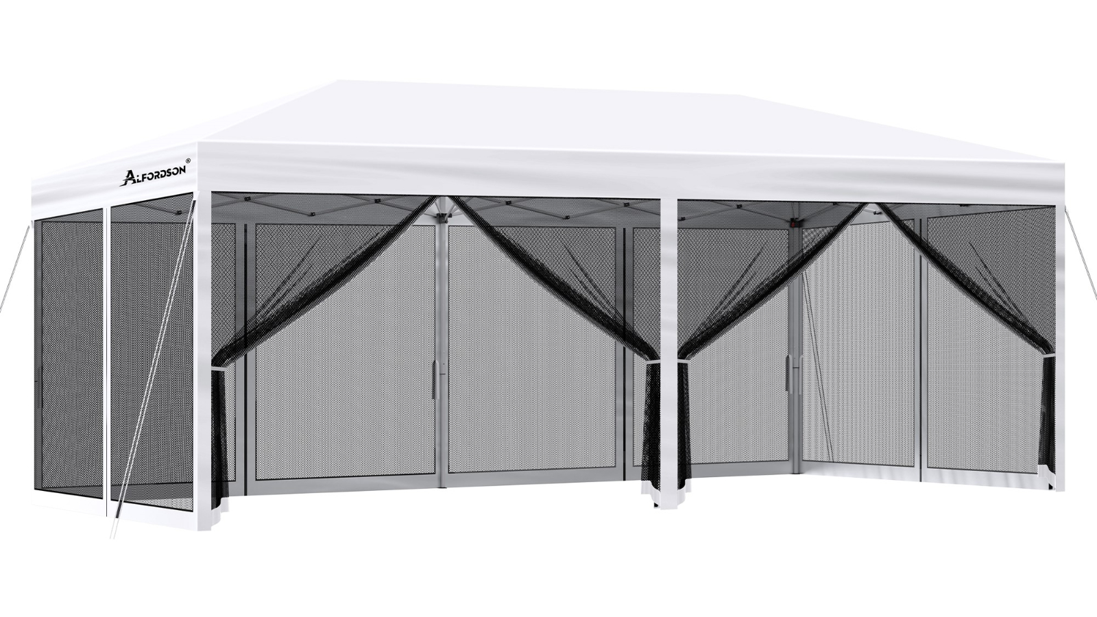 ALFORDSON 3 x 6metre Pop-Up Marquee Gazebo with Mesh Walls - White
