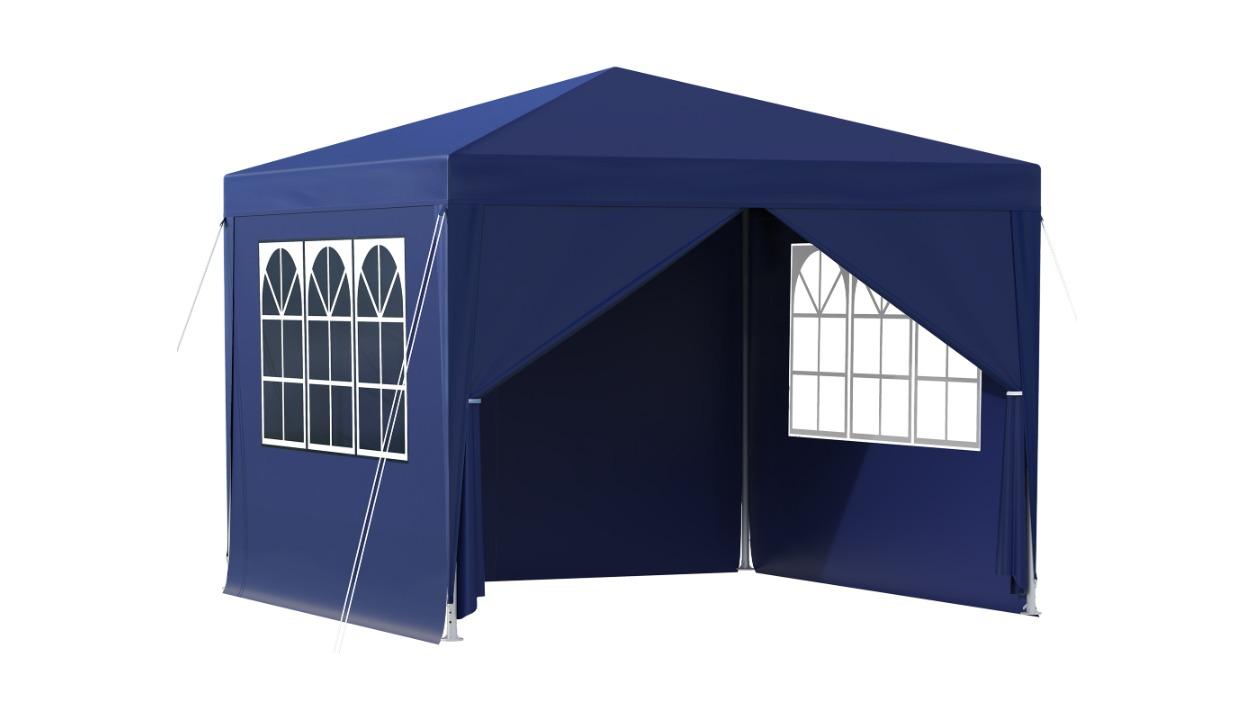 Alfordson Blue Portable Outdoor Wedding Canopy - 3 x 3metre