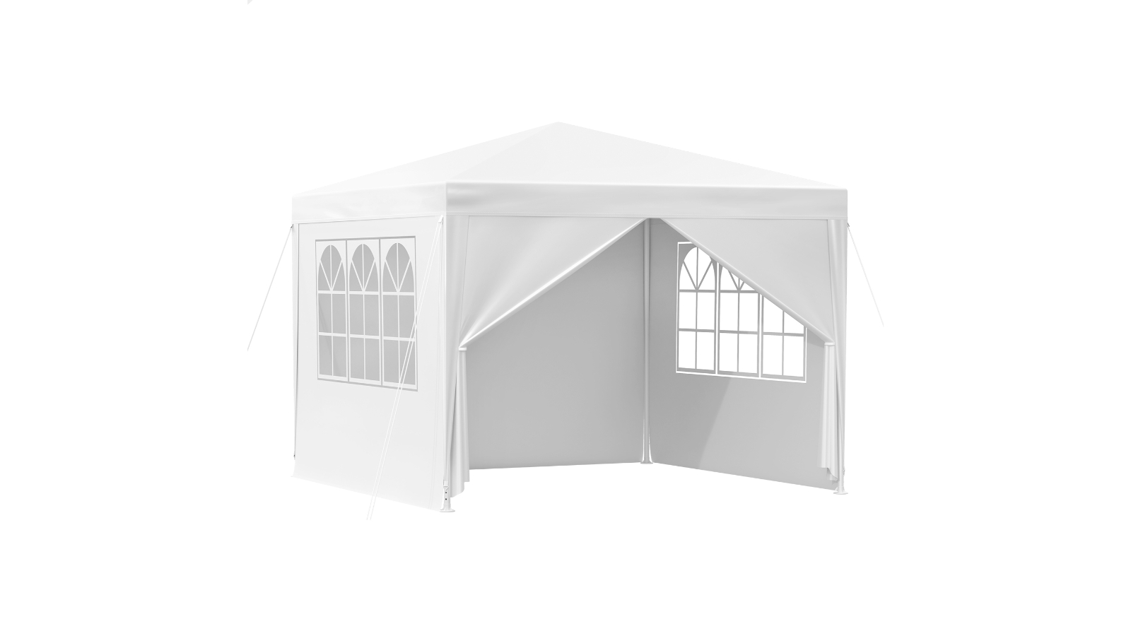 ALFORDSON Gazebo 3 x 3metre Outdoor Portable with Walls - White
