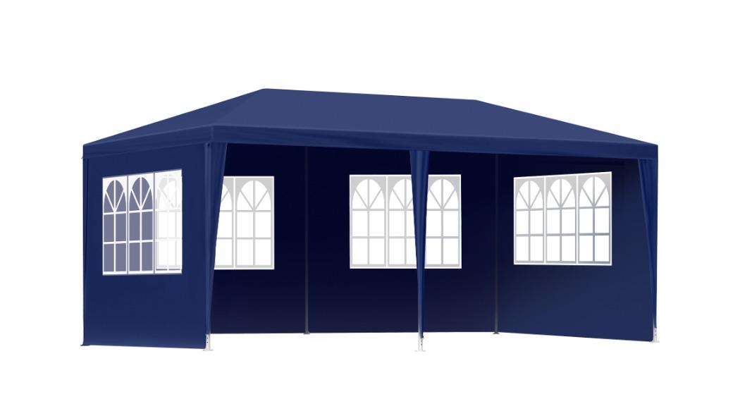 Alfordson Blue Portable Outdoor Wedding Canopy - 3 x 6metre