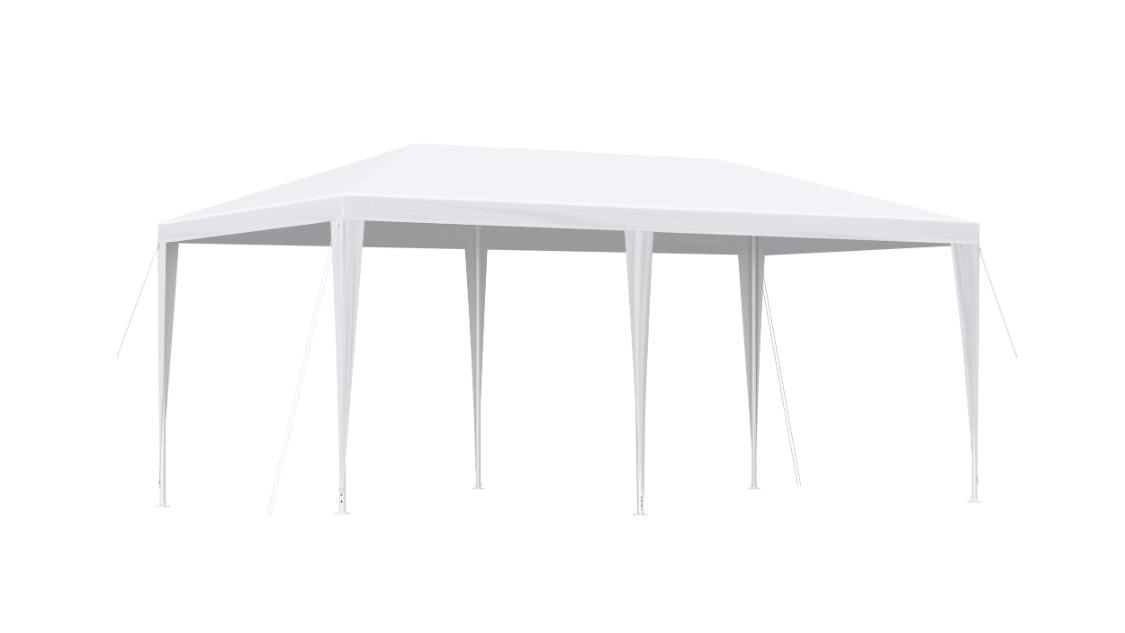 Alfordson White Portable Outdoor Canopy - 3 x 6metre