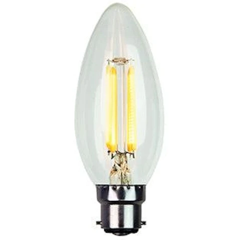 Allume 4 Watt C35 4000K B22 Filament LED