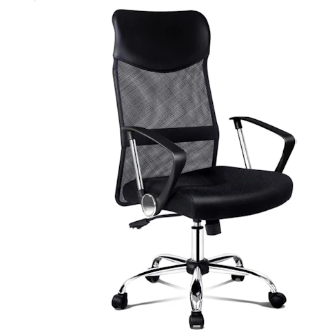 ALFORDSON Office Chair Mesh High Back - Black