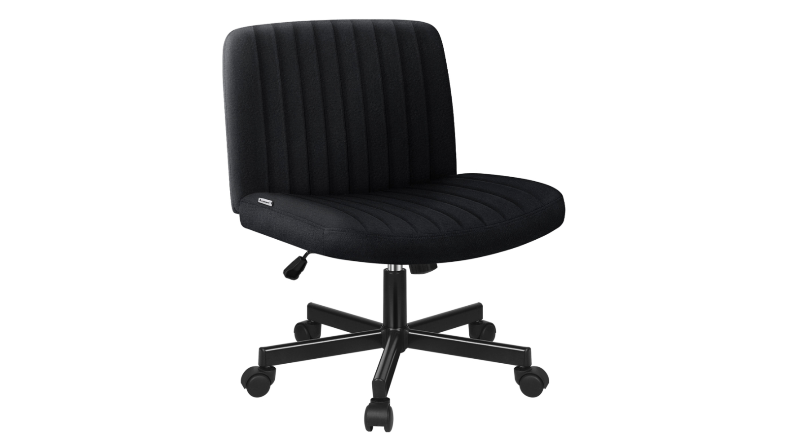 Alfordson Fabric Armless Office Chair - Black