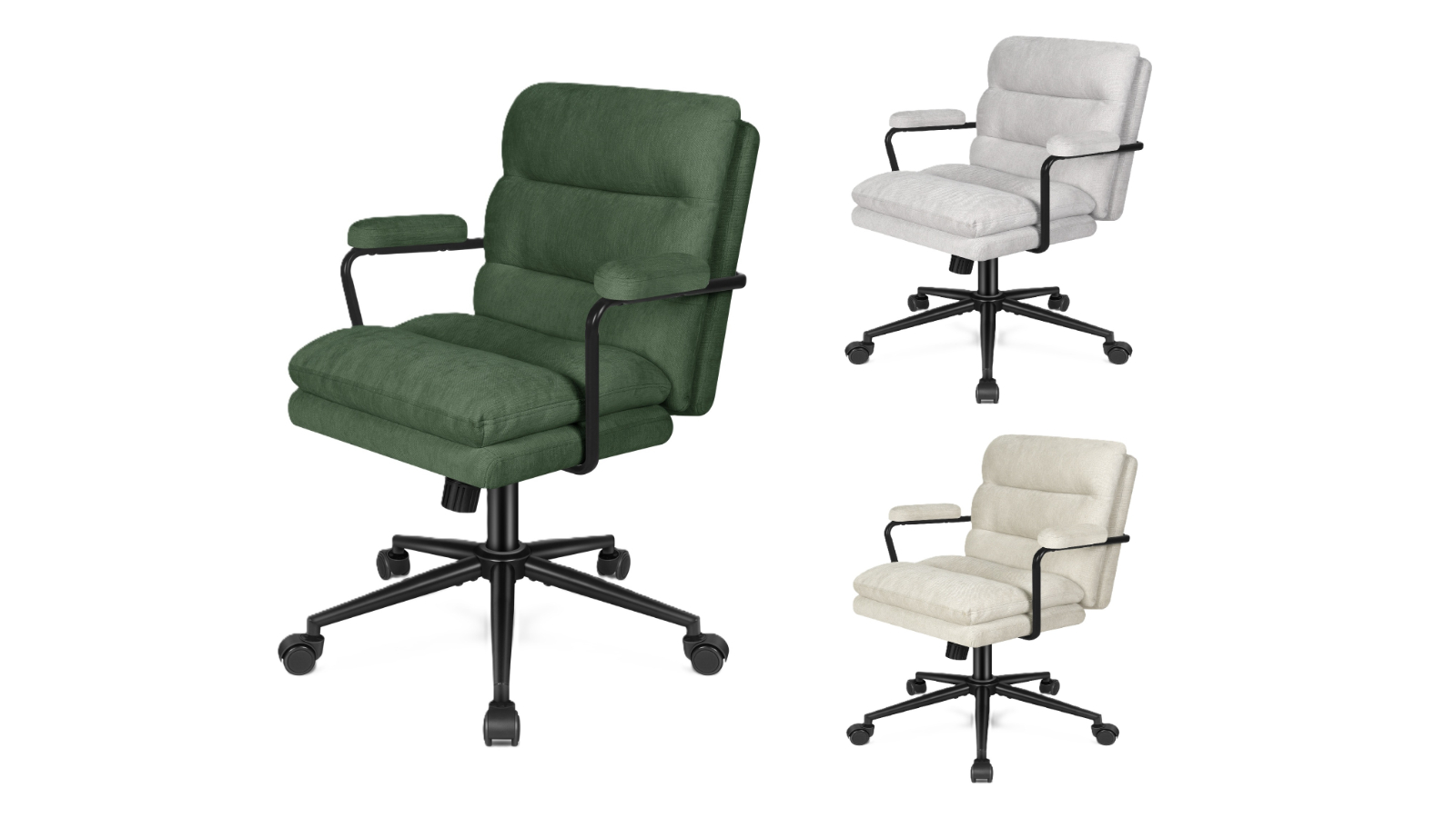 Alfordson Chenille Ergonomic Executive Office Chair