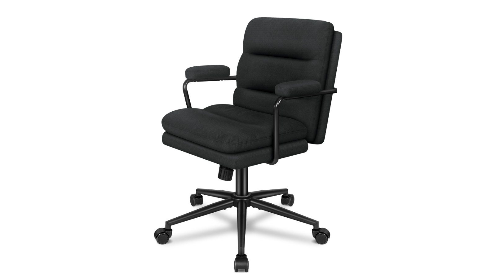 Alfordson Black Fabric Ergonomic Executive Office Chair