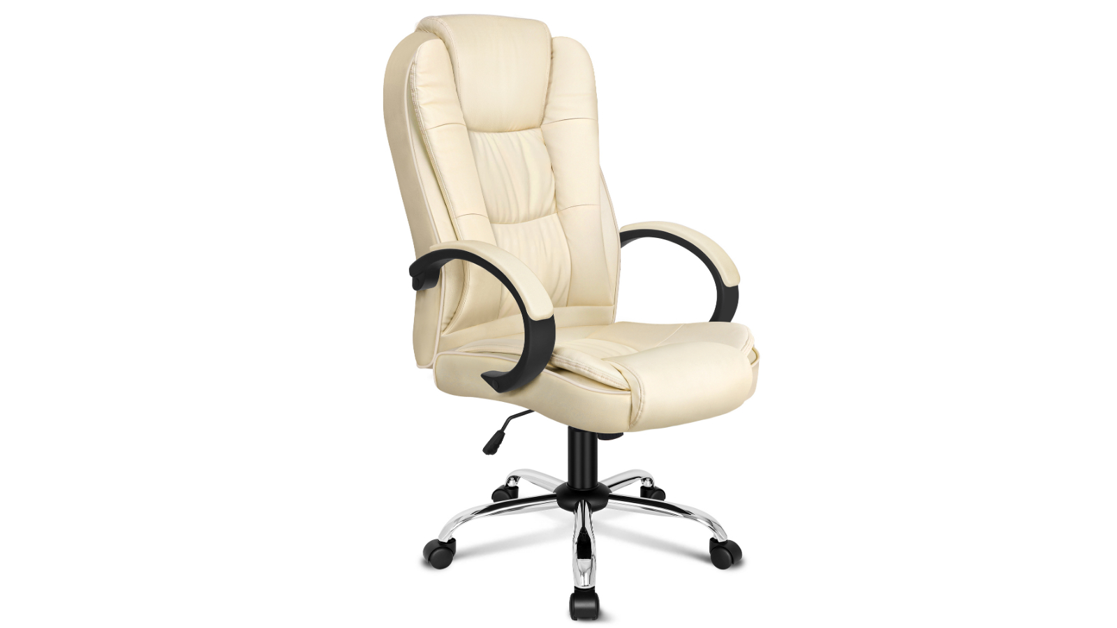 ALFORDSON Office Chair Executive PU Leather - Beige