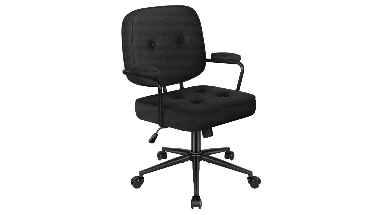 Alfordson Ergonomic Seat Fabric Office Chair - Black
