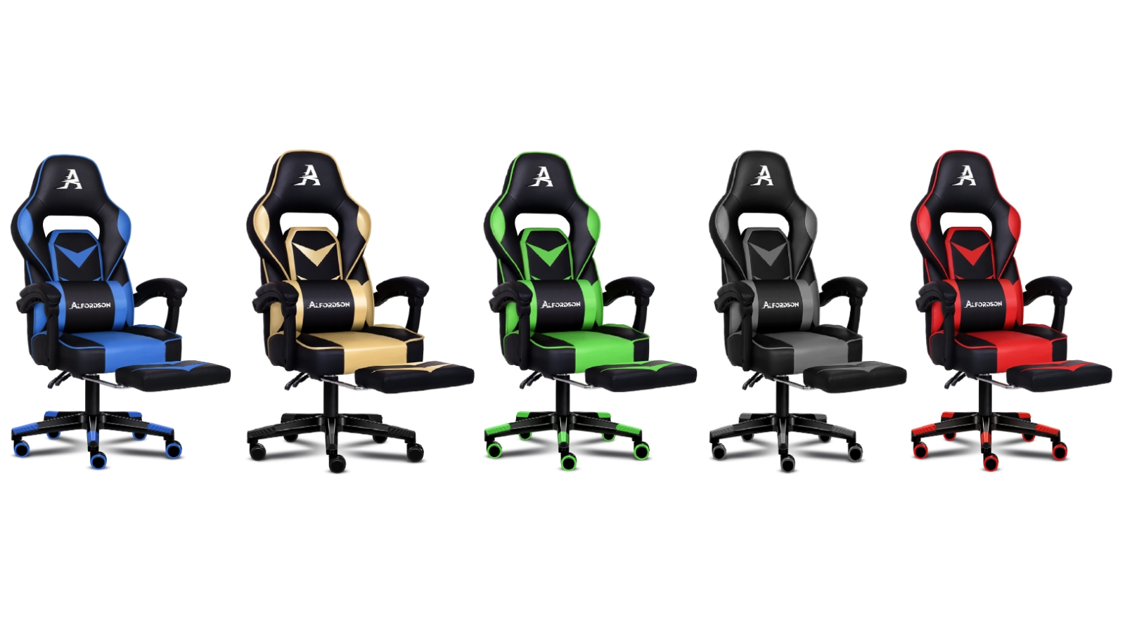 ALFORDSON Gaming Chair Thick Padding Harvey Norman