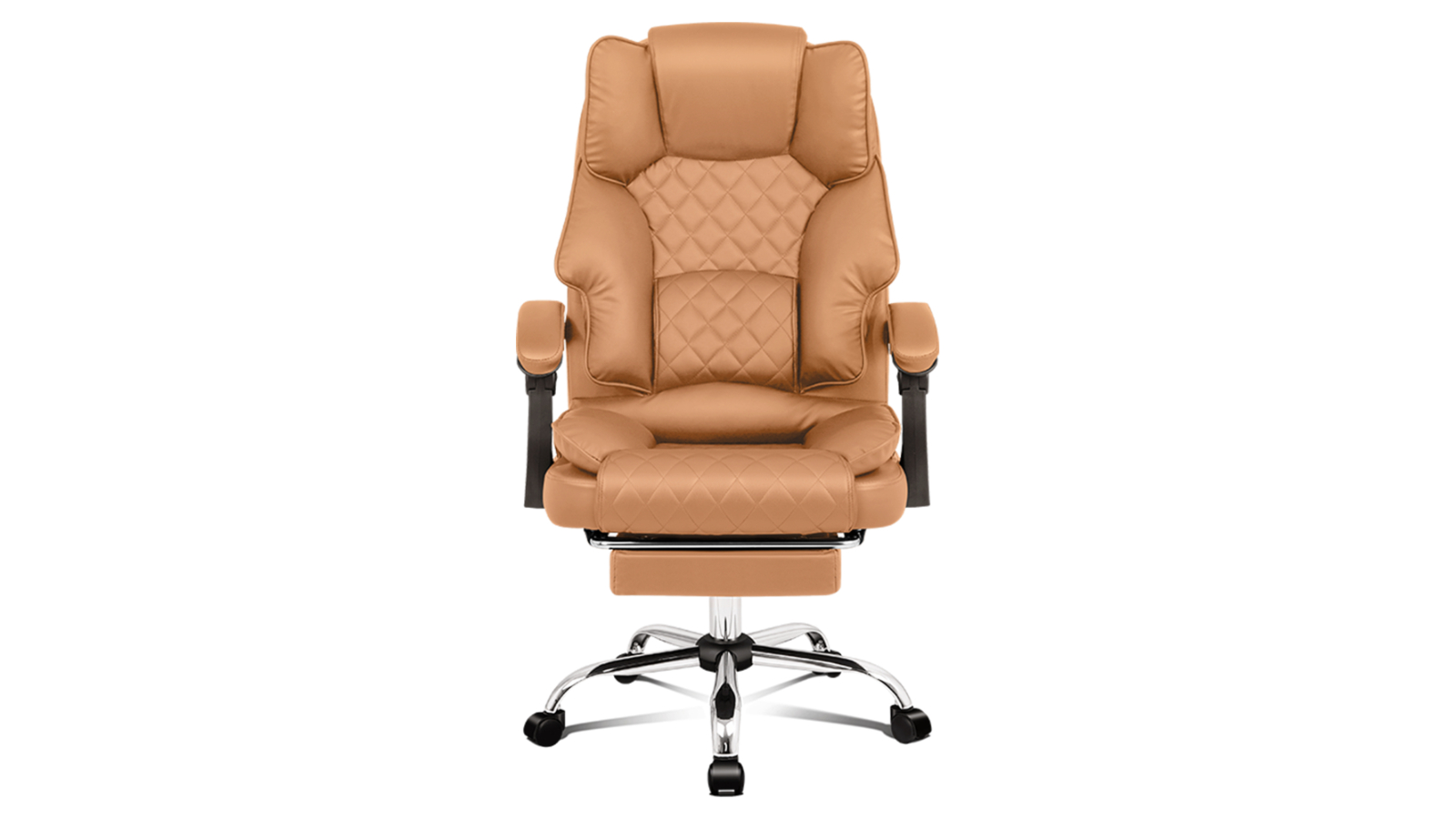 ALFORDSON Office Chair with Footrest Brett - Brown