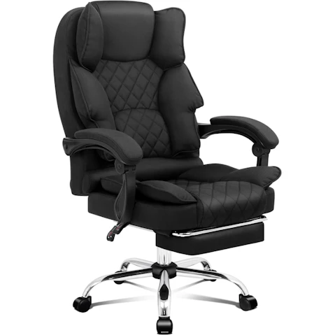 ALFORDSON Fabric Executive Office Chair - Black