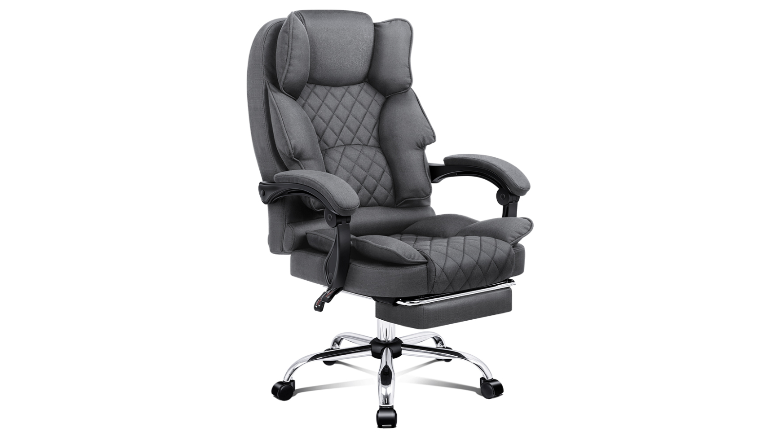 Alfordson Fabric Executive Office Chair Grey Harvey Norman
