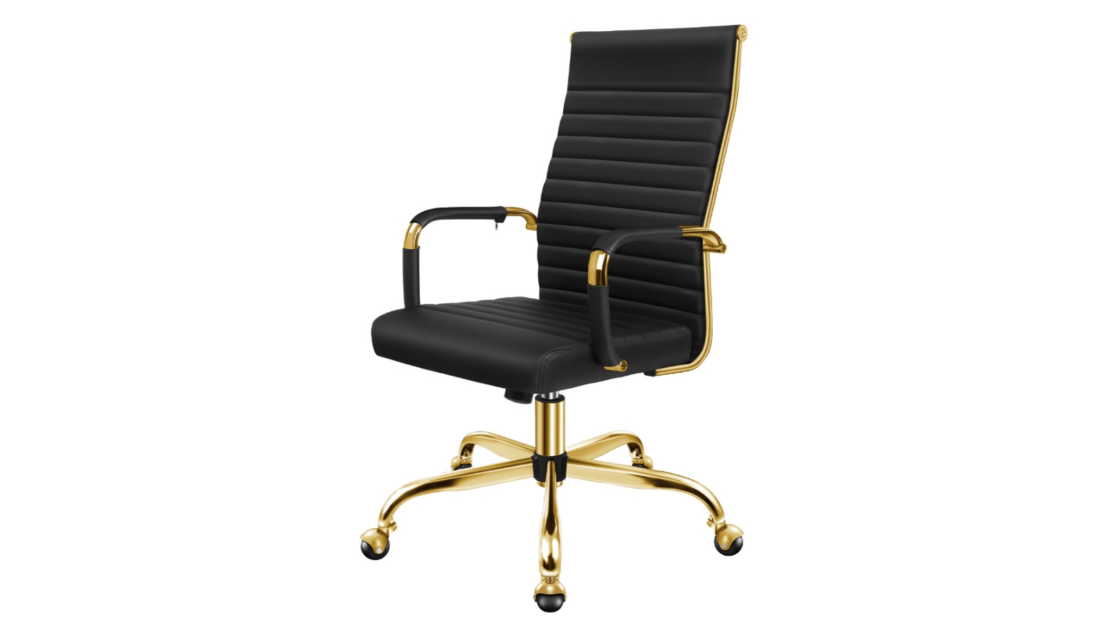 Alfordson Black Gold Esmae Office Chair Harvey Norman
