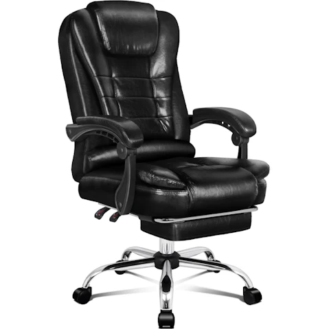 ALFORDSON Office Chair Executive - Glossy Black