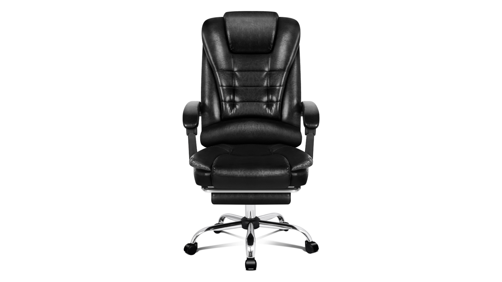 ALFORDSON Office Massage Chair Heated Seat - Black