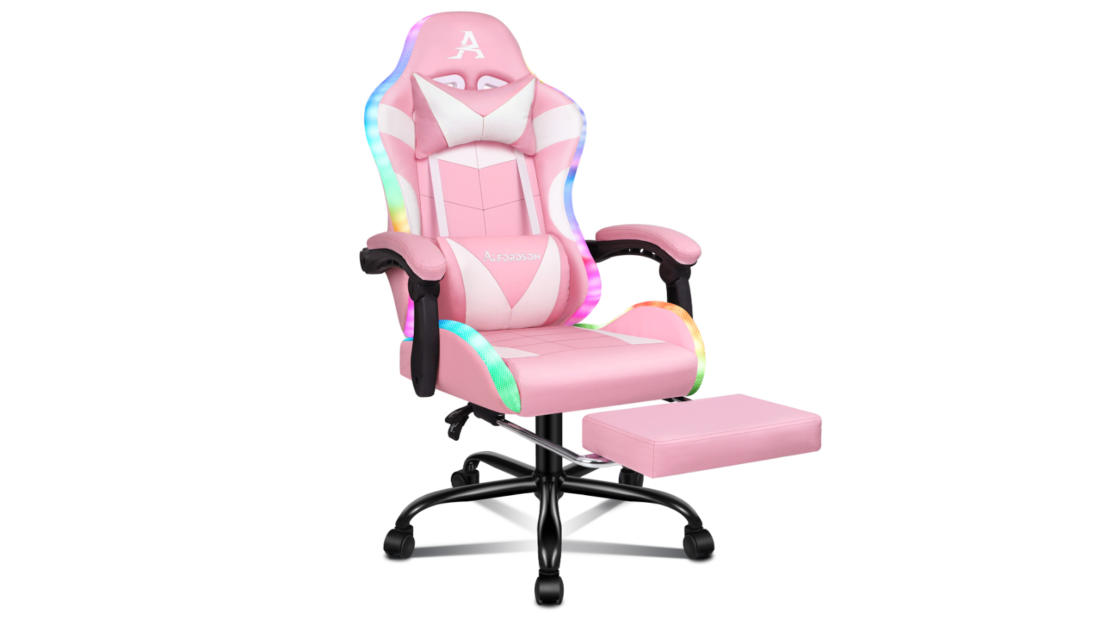 Desk Chairs Pink Gaming Chair With Speakers ALFORDSON Gaming Chair