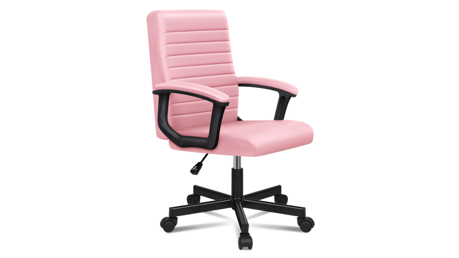 ALFORDSON Office Chair Mid-Back - Pink