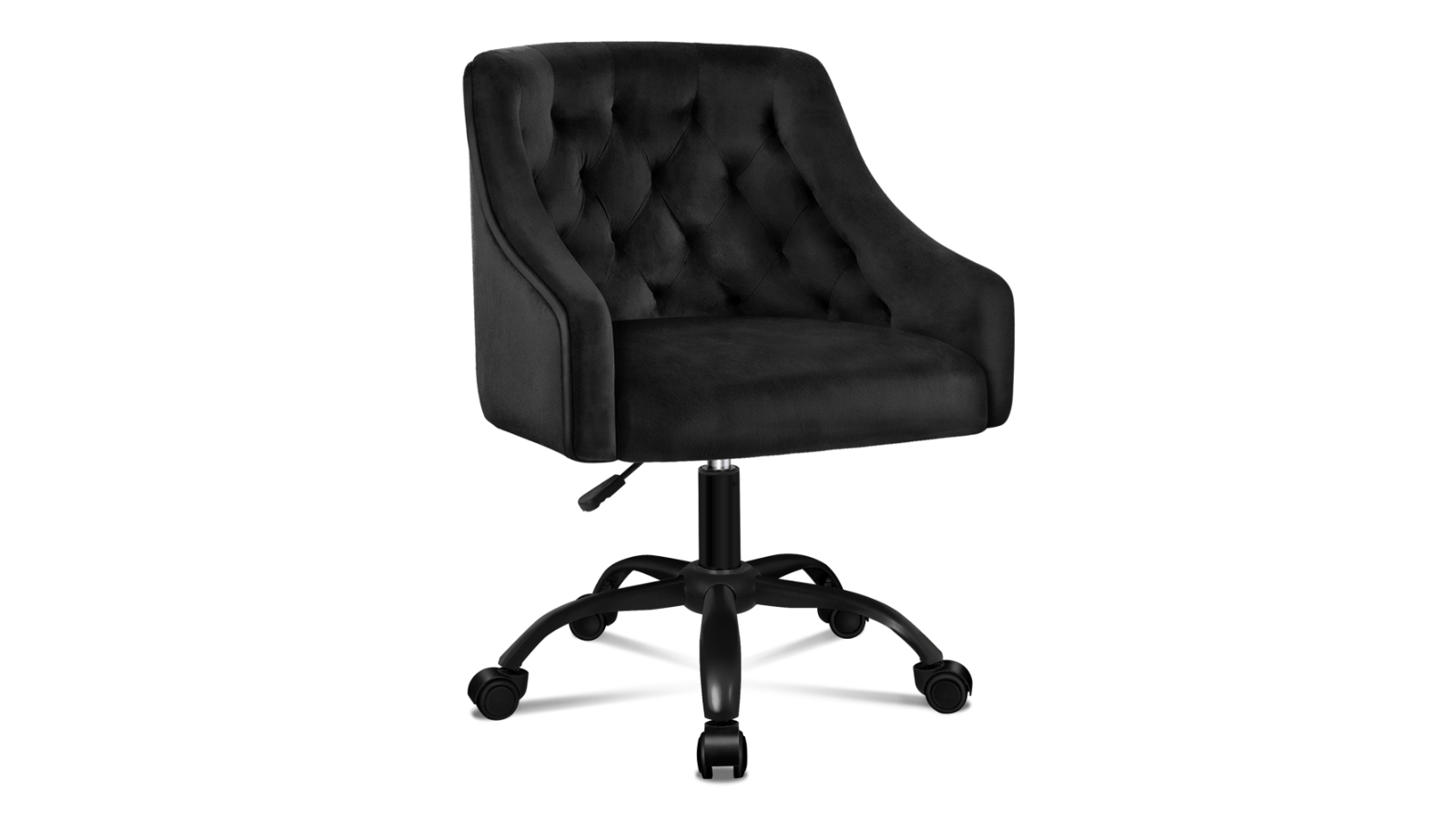 ALFORDSON Office Chair Mid Back Ellie - Velvet Black