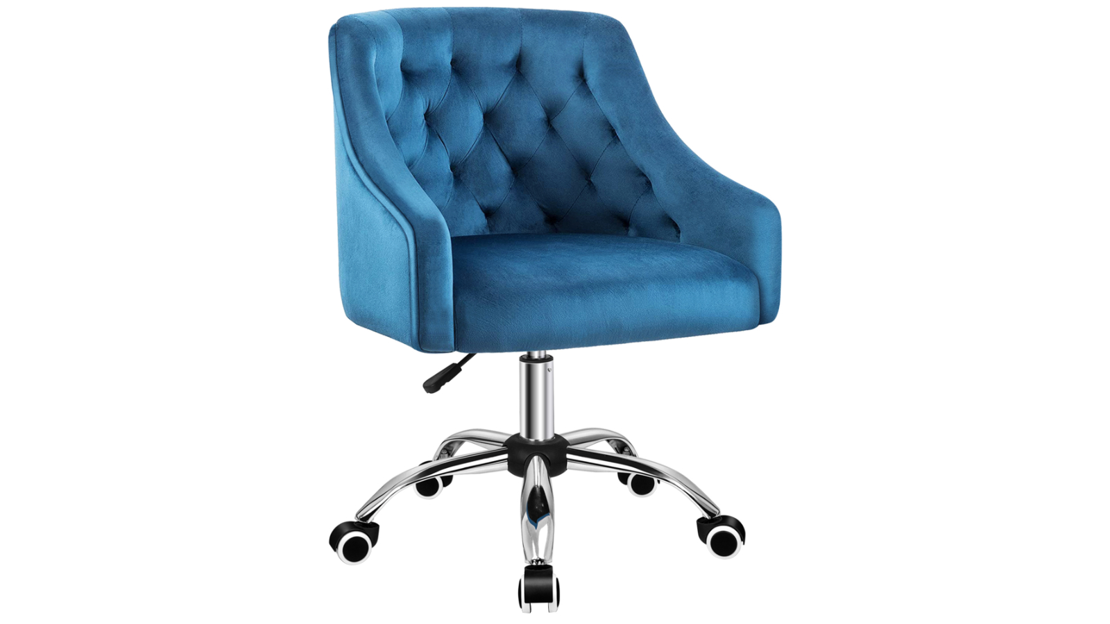 ALFORDSON Office Chair Mid Back Ellie - Velvet Blue