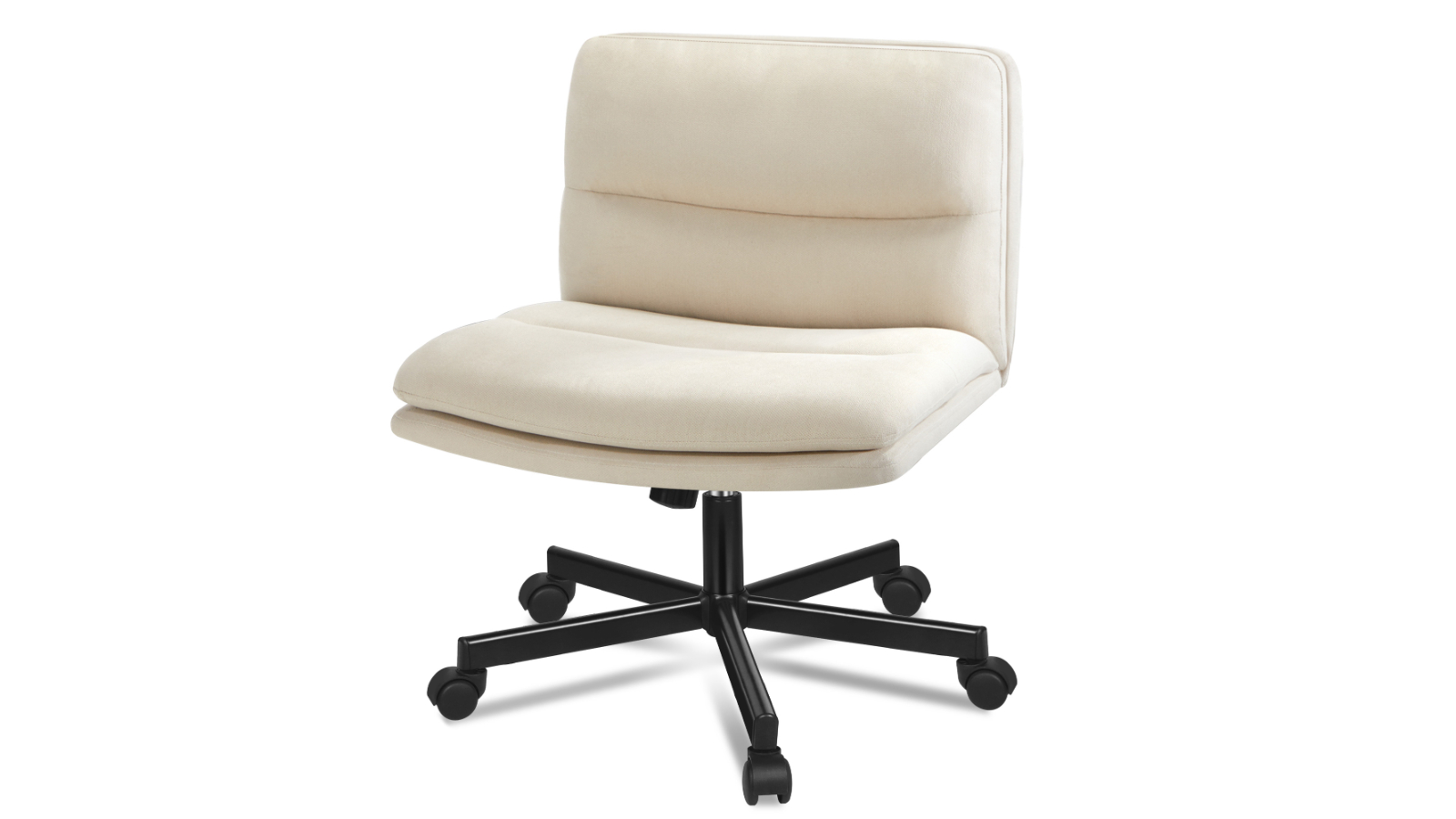 Alfordson Armless Office Desk Chair - Beige
