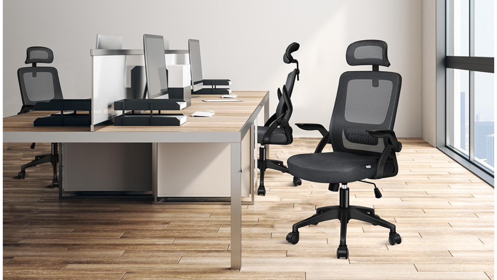 Alfordson Mesh Office Chair Dark Grey Harvey Norman