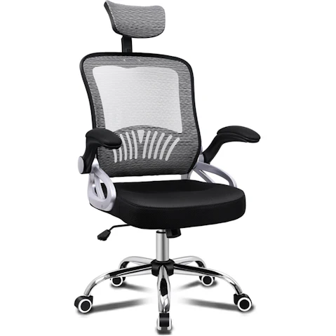 ALFORDSON Mesh Office Chair Flip-up Arms