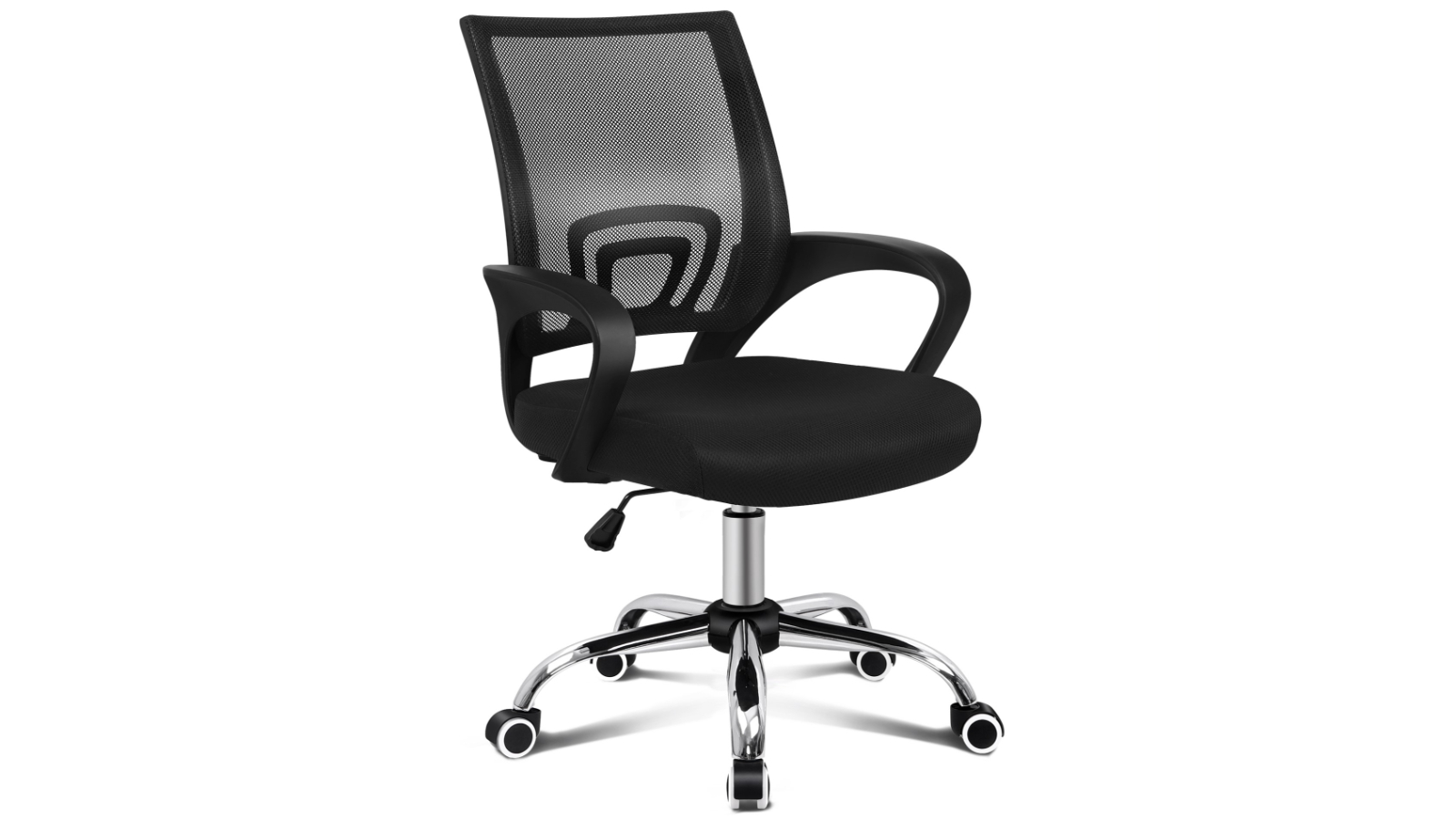 ALFORDSON Office Chair Mesh Mid Back - Black
