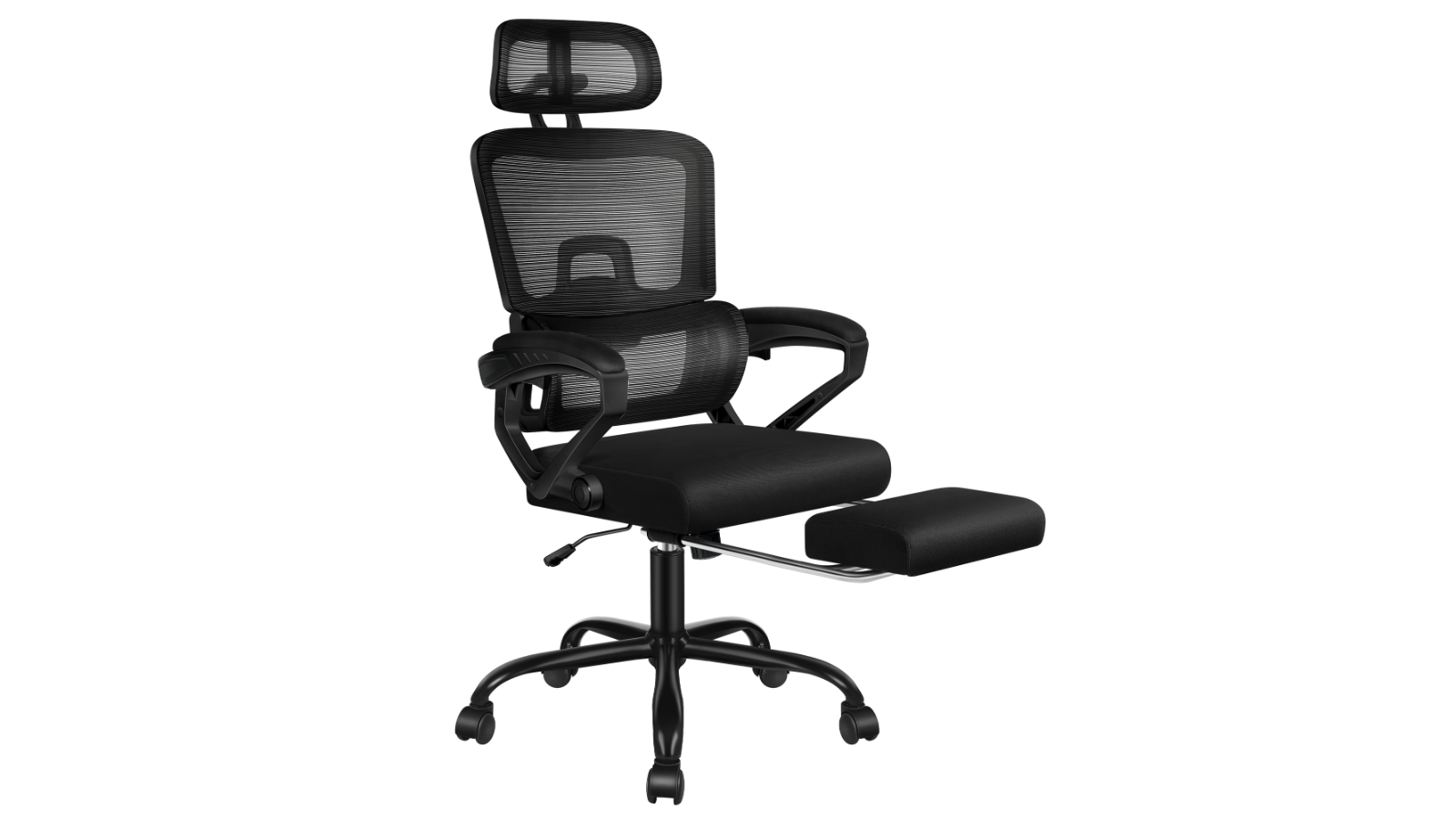 Alfordson Mesh Ergonomic Executive Computer Office Recliner Chair - Black