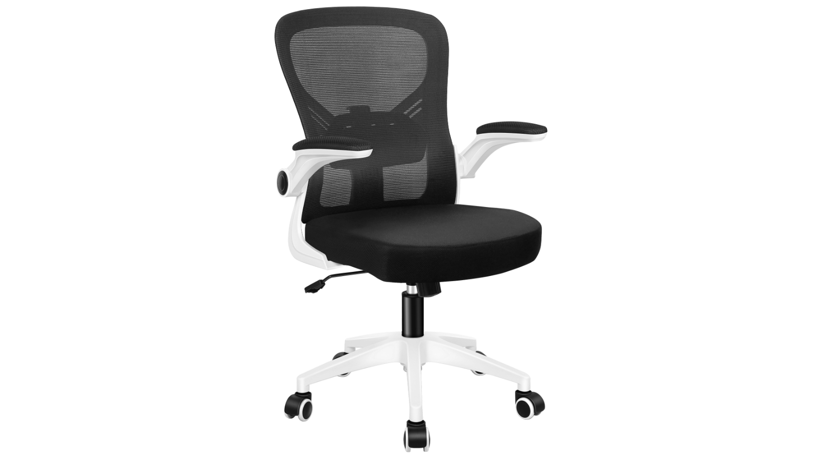 ALFORDSON Office Chair Mesh Mid Back - Black/White