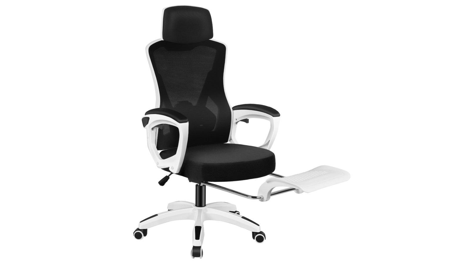 ALFORDSON Mesh Office Chair Recline - Black/White