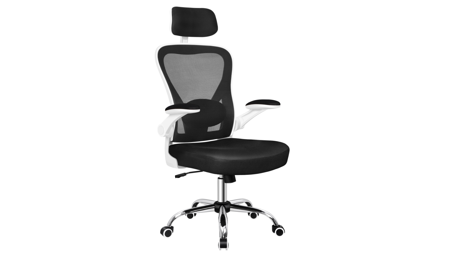 ALFORDSON Mesh Office Chair Tilt - Black/White