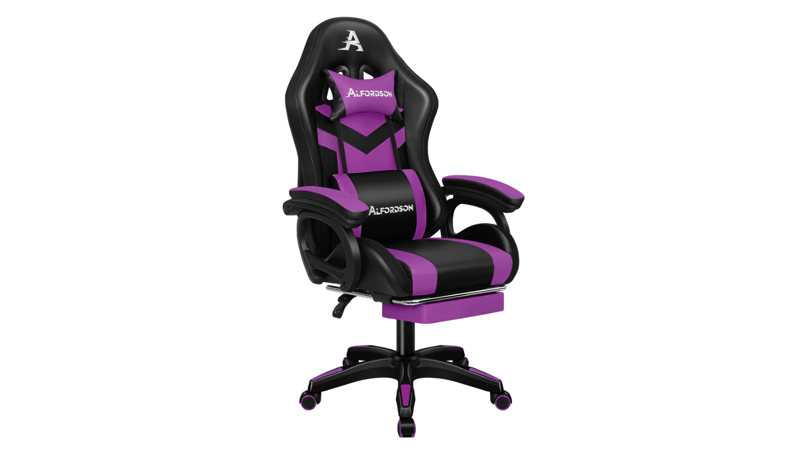 Alfordson 12 RGB LED Gaming Chair - Purple