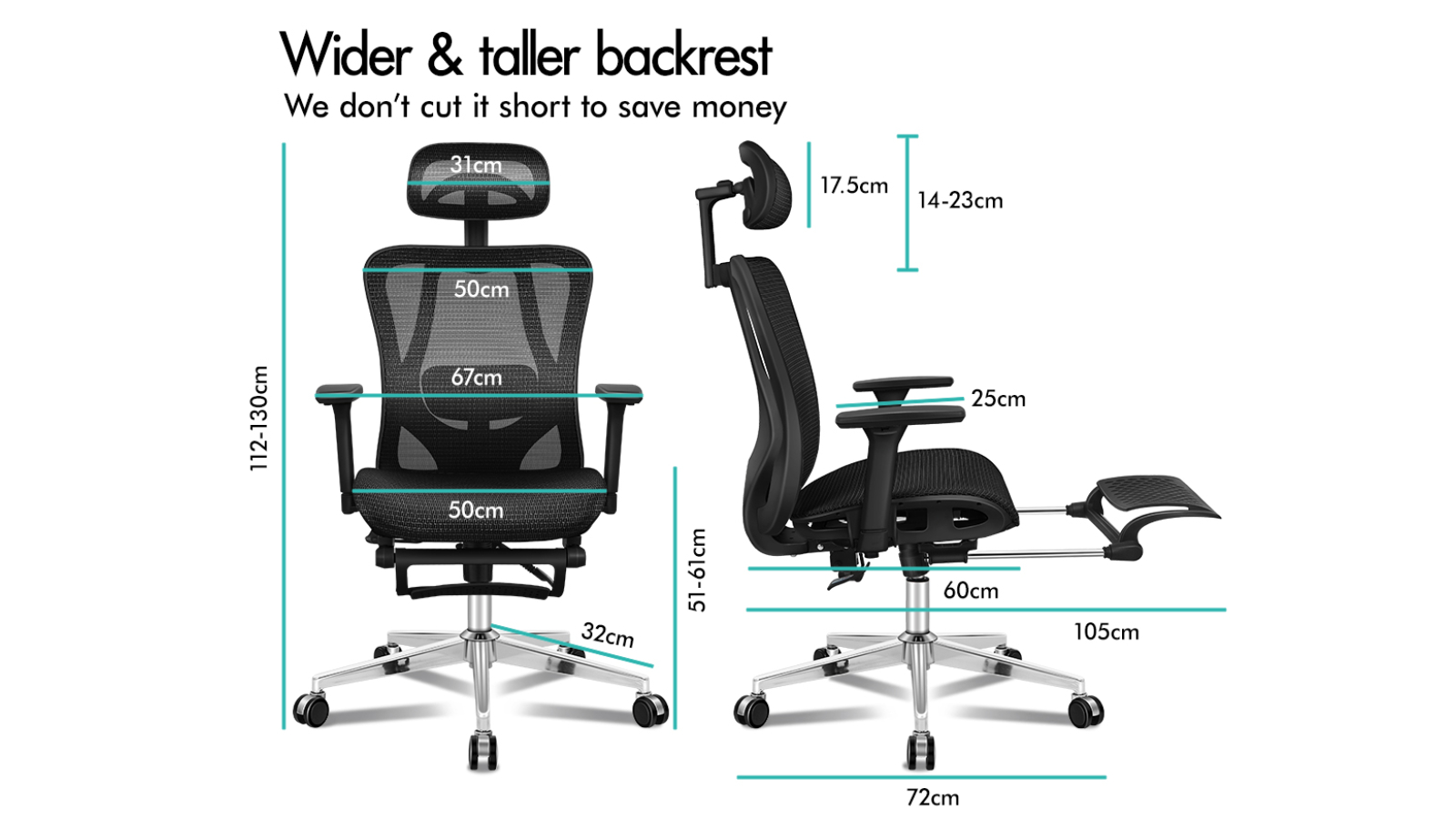 Alfordson MeshOffice Chair Ergonomic Harvey Norman