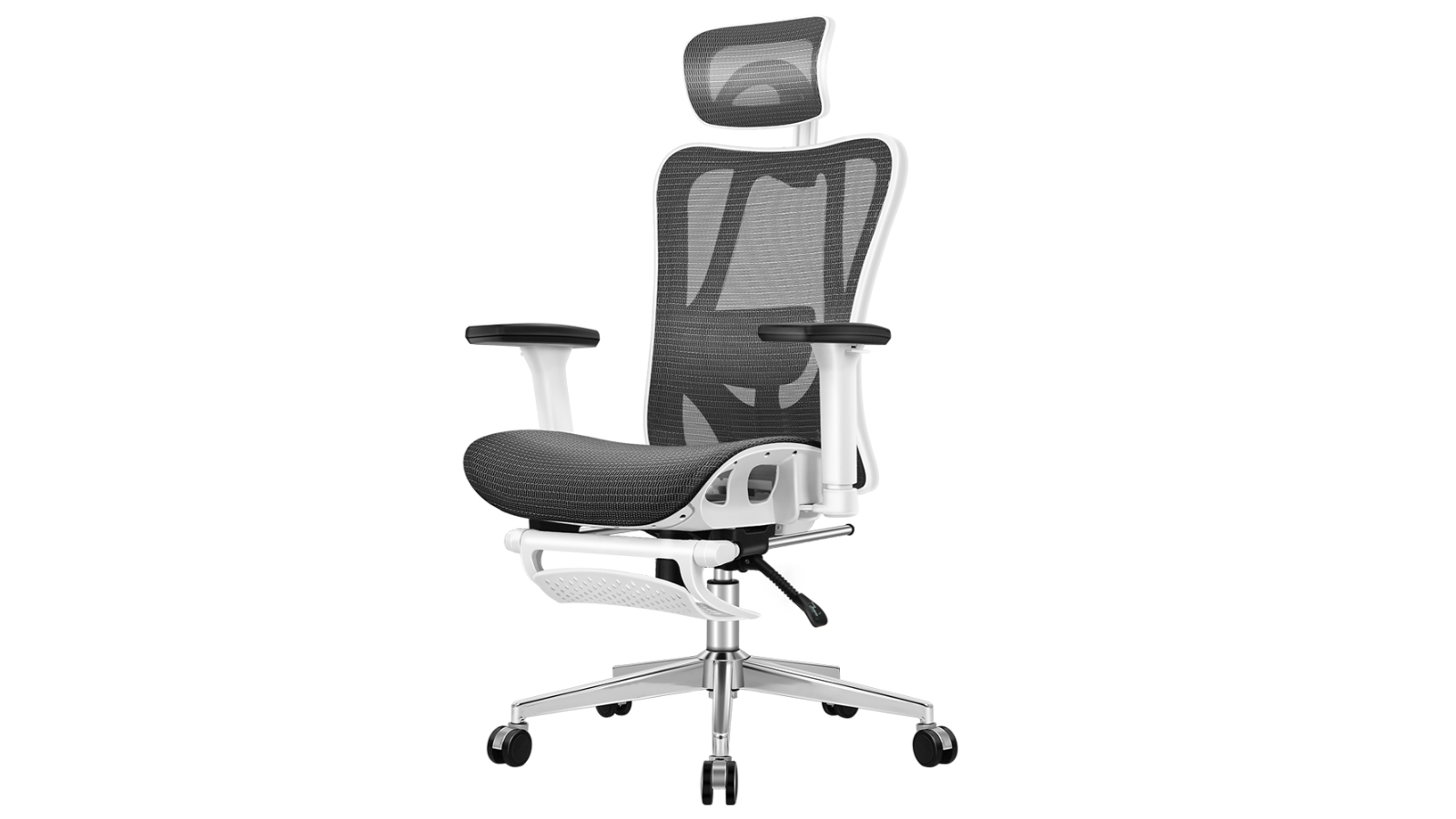 Alfordson Black/White Mesh Office Chair | Harvey Norman